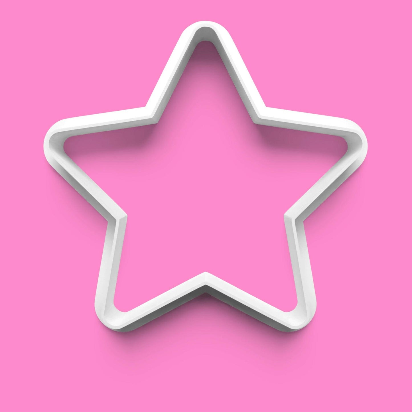 Simple Shapes Cookie Cutter and Embosser Set of 8 in 7cm or 10cm sizes.