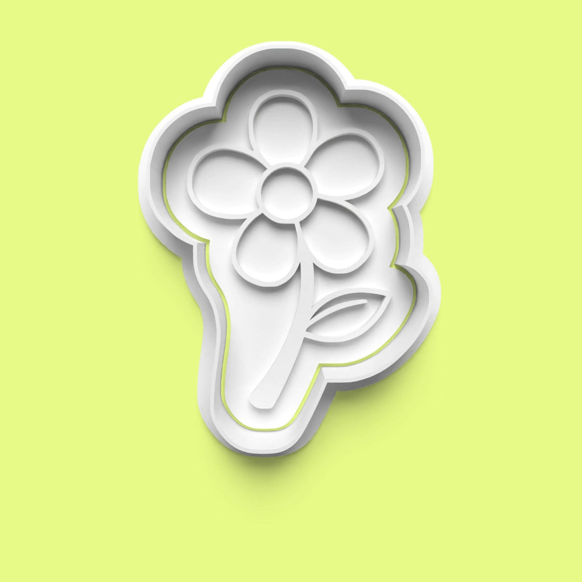 Spring Flower-Themed Embosser and Cookie Cutter Set –15-Piece FlowerBaking Tools.