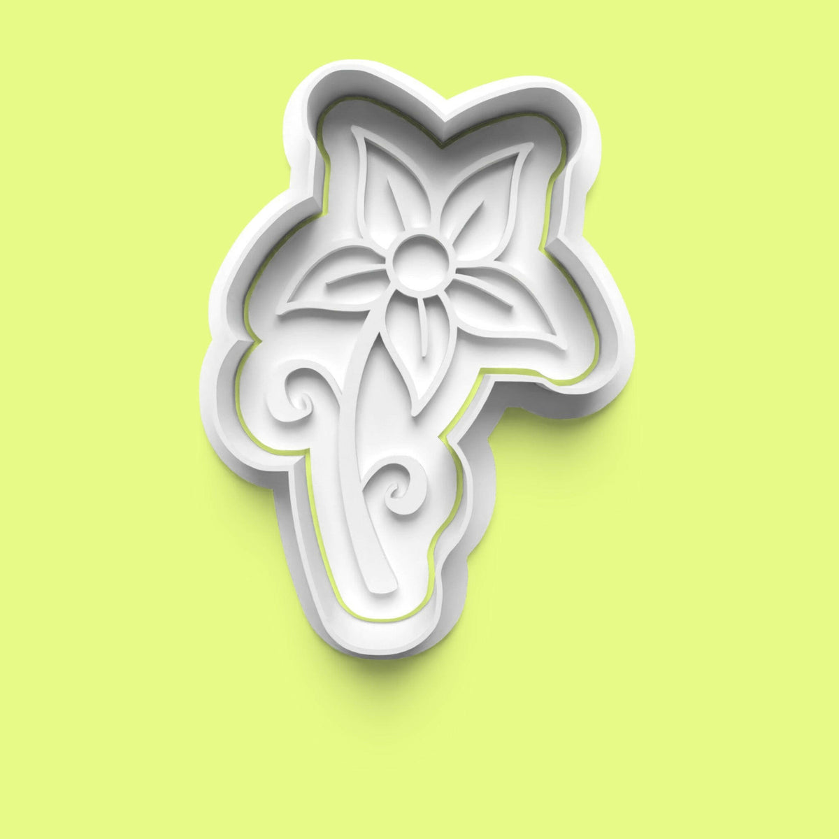 Spring Flower-Themed Embosser and Cookie Cutter Set –15-Piece FlowerBaking Tools.