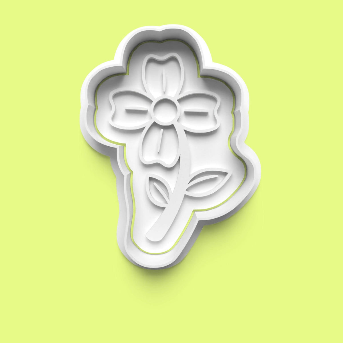 Spring Flower-Themed Embosser and Cookie Cutter Set –15-Piece FlowerBaking Tools.