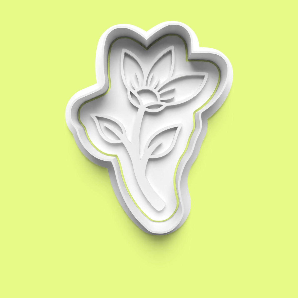 Spring Flower-Themed Embosser and Cookie Cutter Set –15-Piece FlowerBaking Tools.