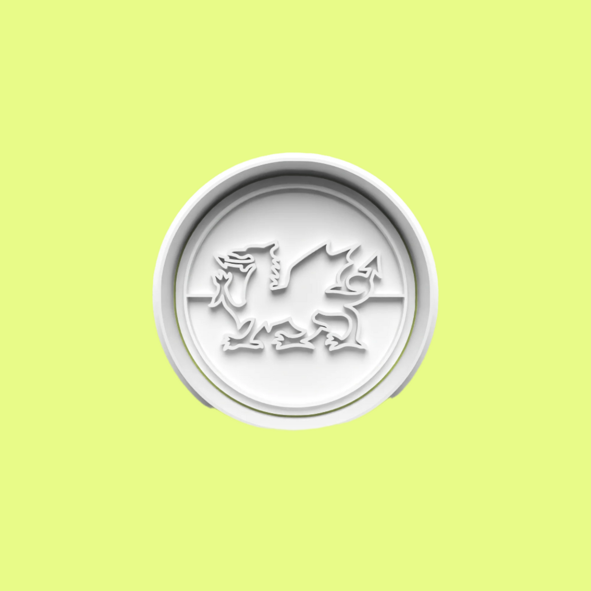 Wales Inspired Cookie Cutter and Embosser Stamp Set of 4 in 7cm or 10cm sizes..