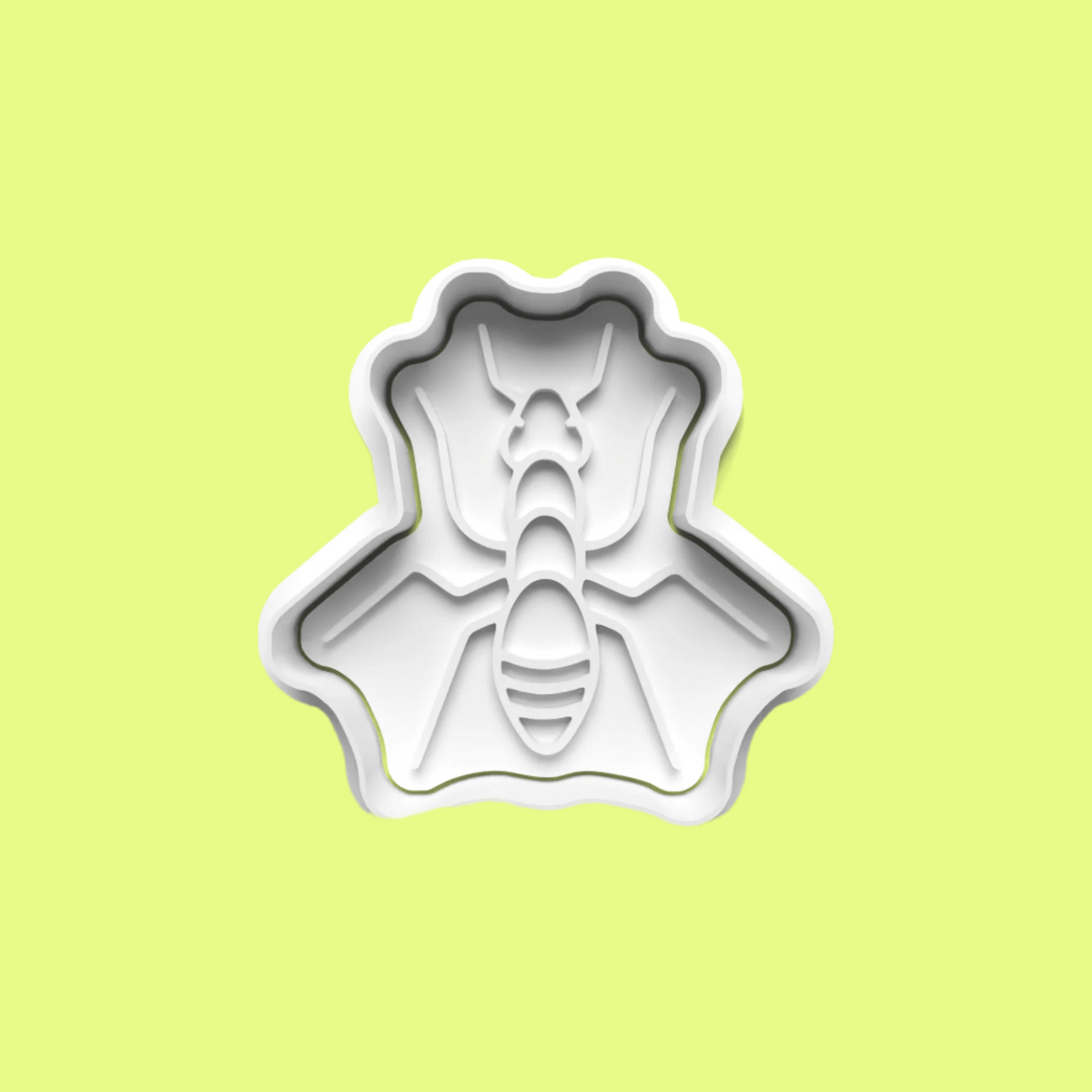 Bug-Themed Embosser and Cookie Cutter Set – Ladybird, Grasshopper, Wasp, and Ant – Set of 4.