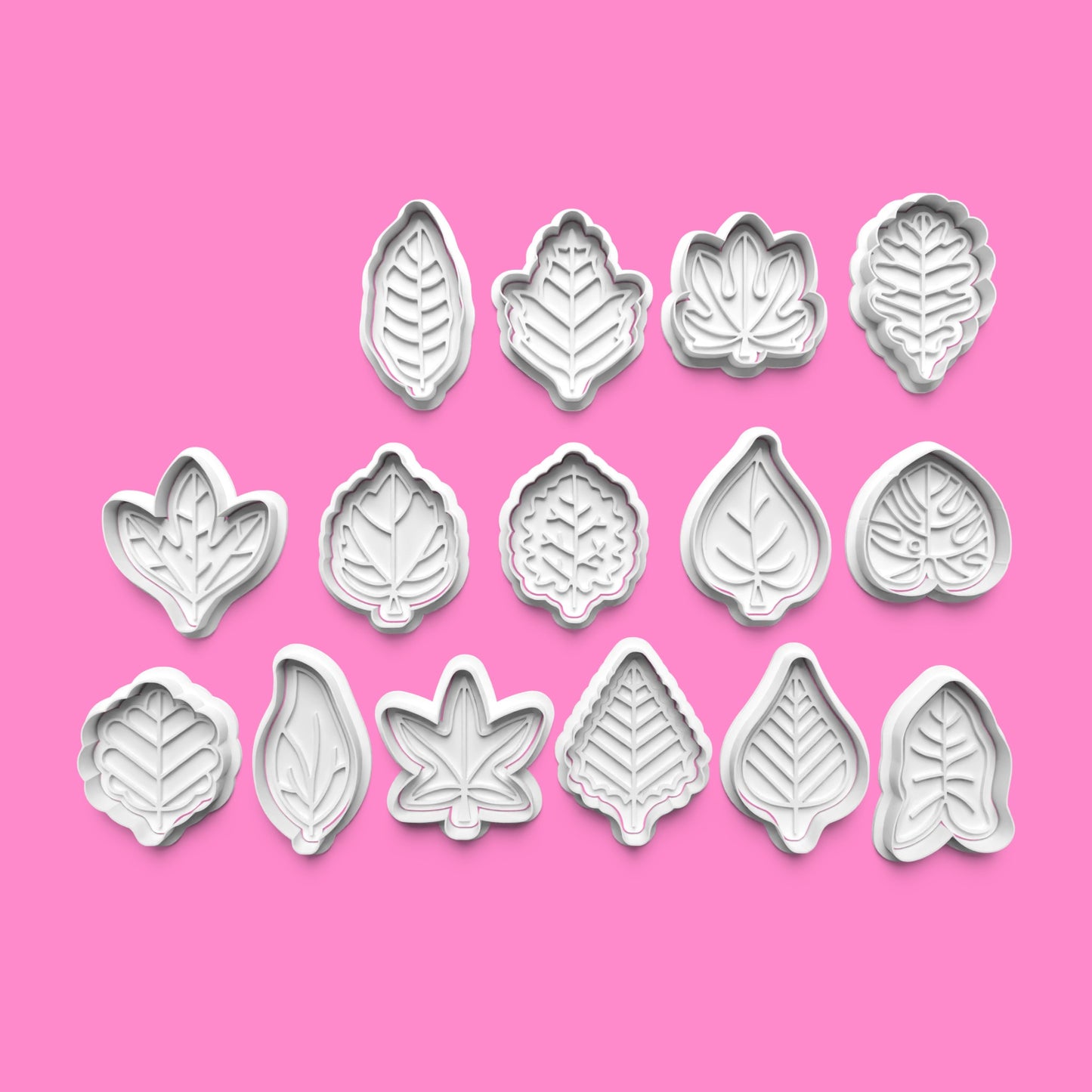 Leaf Cookie Cutter Set (15 pcs) | Various Leaf Designs | PLA Baking Tools