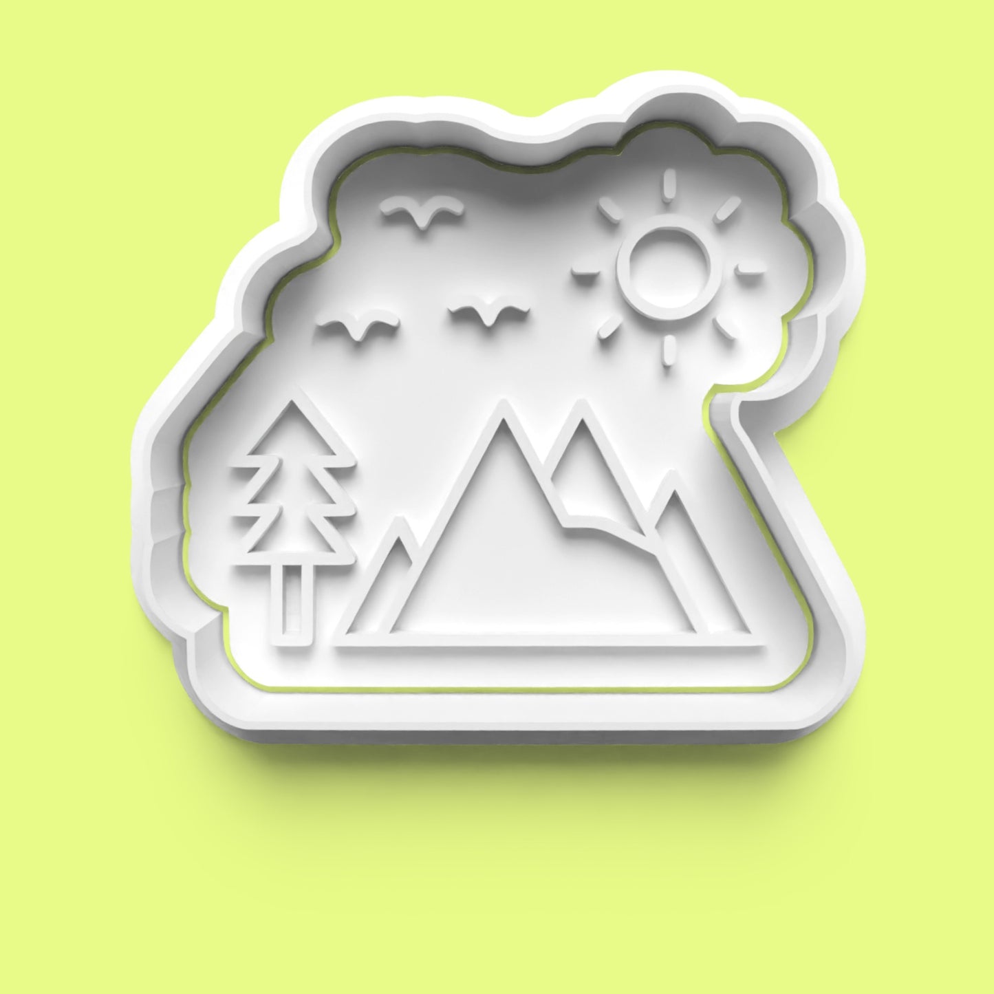 Hiking-Themed Cookie Cutter Set (4 pcs) | Outdoor Adventure Baking | PLA