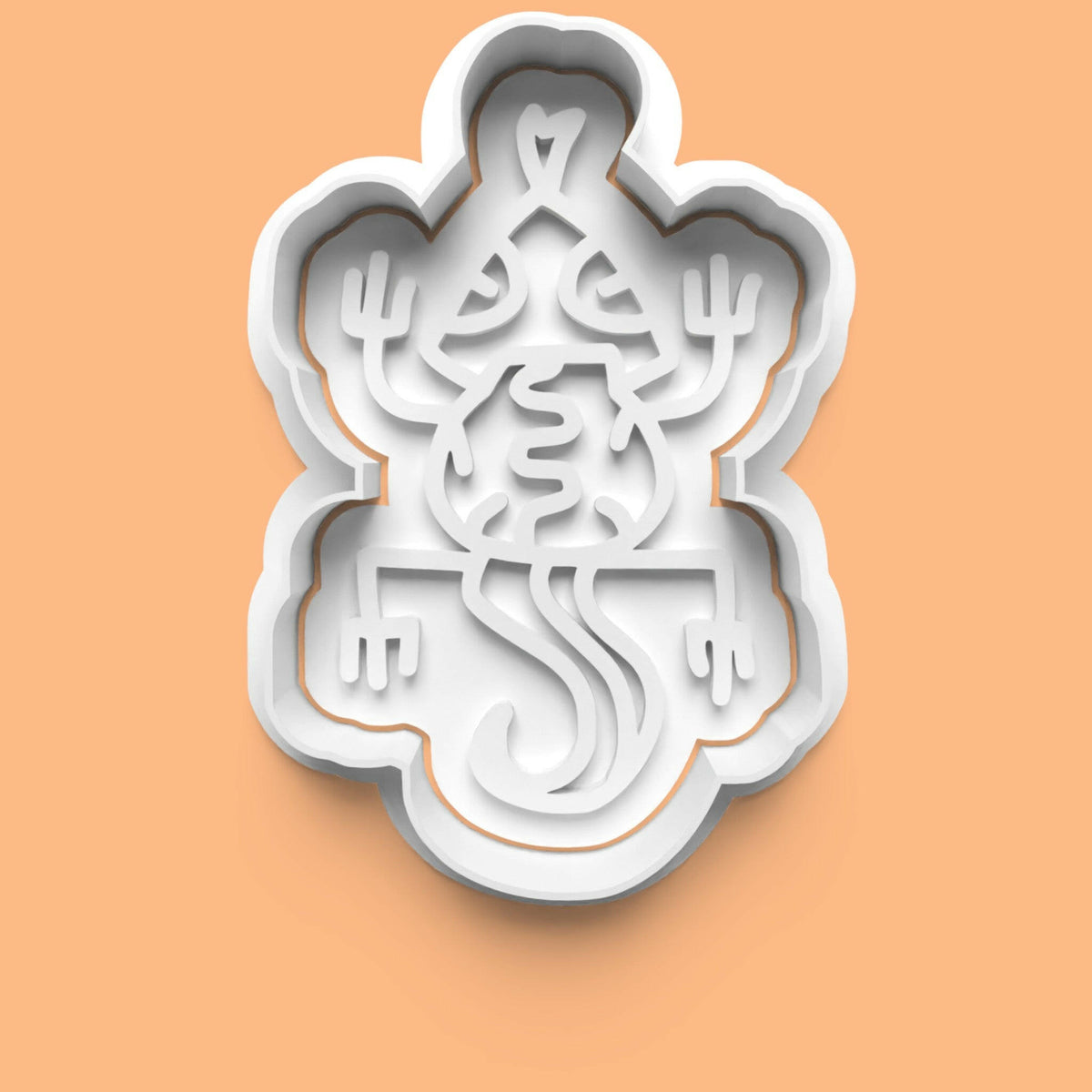 Aztec Animal Cookie Cutter Set (4 pcs) | Tribal-Inspired Baking | PLA.