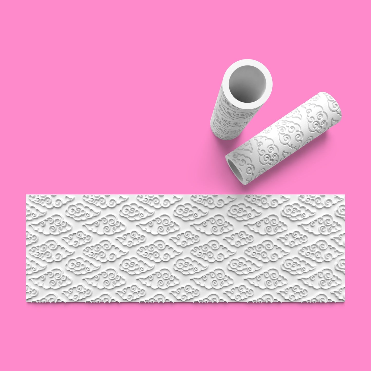 Cloud Textured Roller for Fondant Polymer Clay