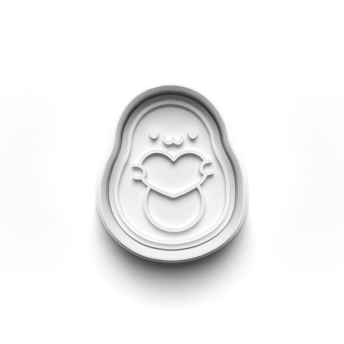 Cute Avocado Cookie Cutter Set – 4-Piece Baking Tool Collection.