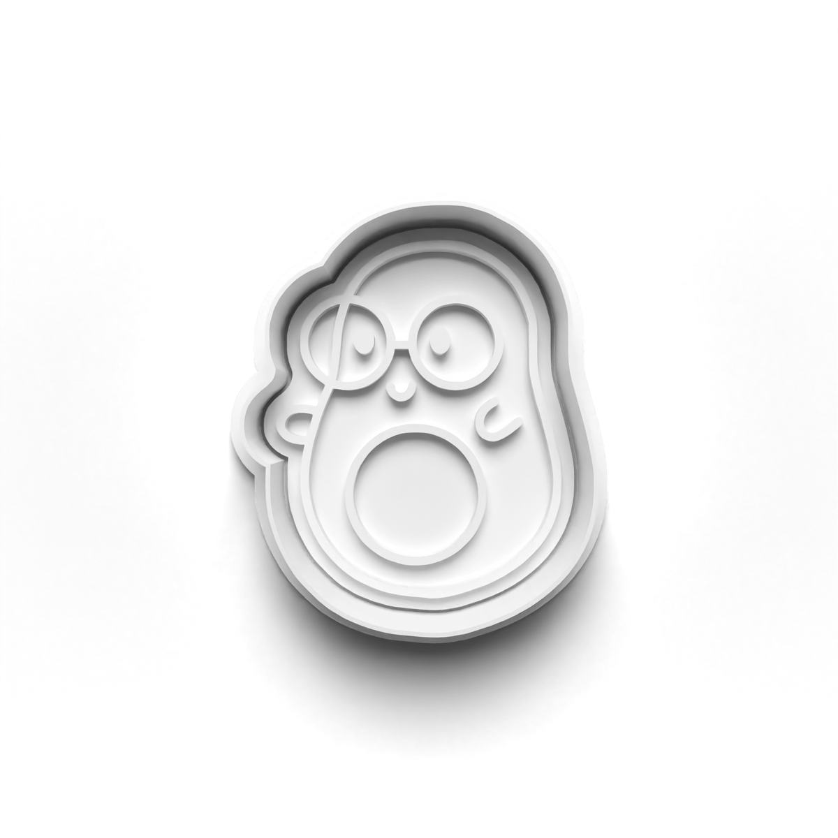 Cute Avocado Cookie Cutter Set – 4-Piece Baking Tool Collection.