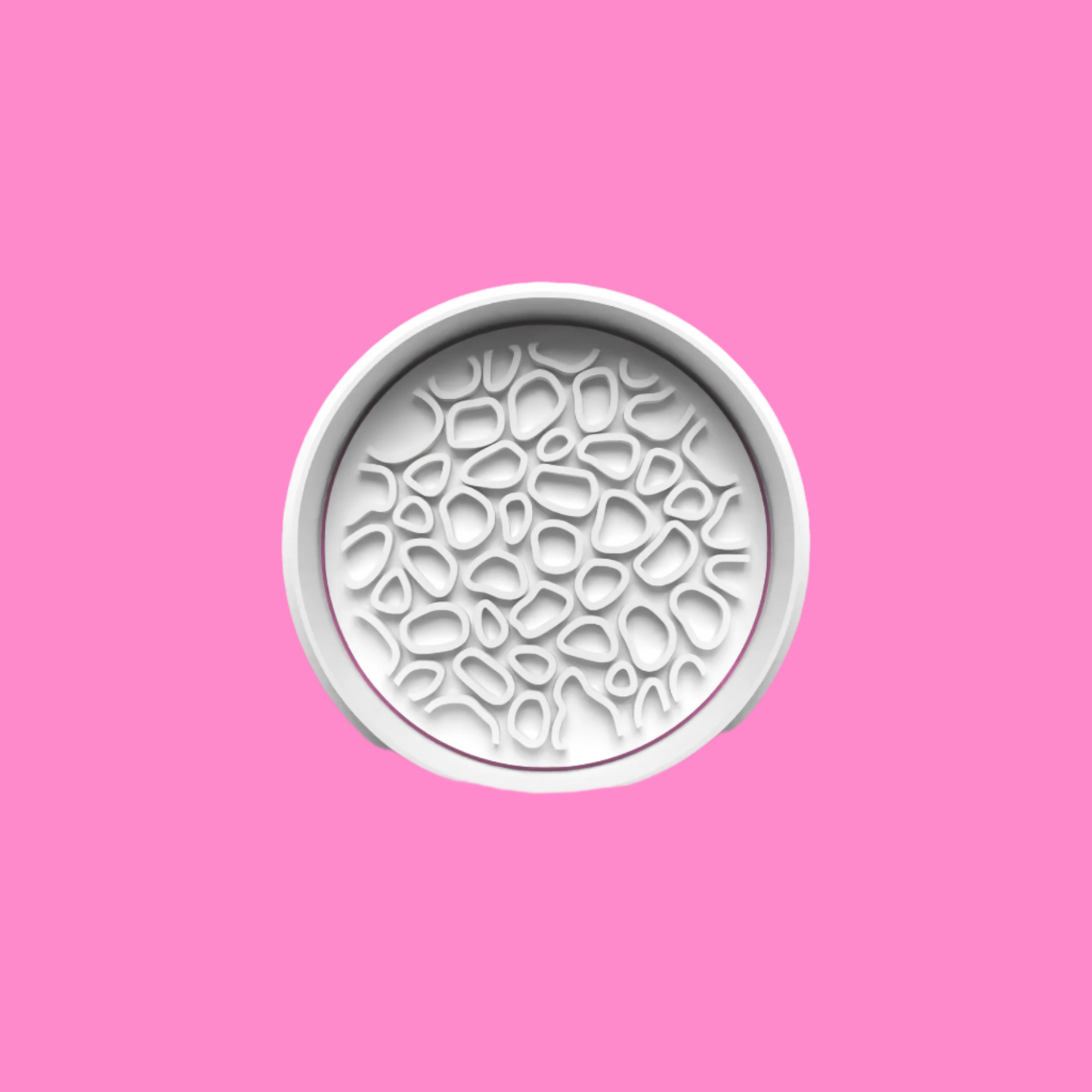 Circle Patterned Textured Cookie Cutter – Intricate Design Baking Tool