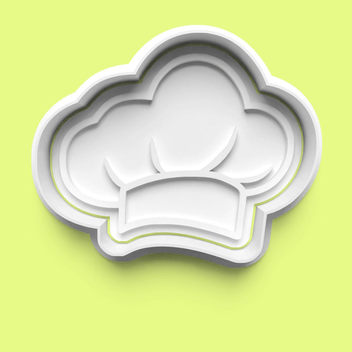 Chef Cook Cookie Cutter Set – 4-Piece Culinary-Themed Baking Tools.