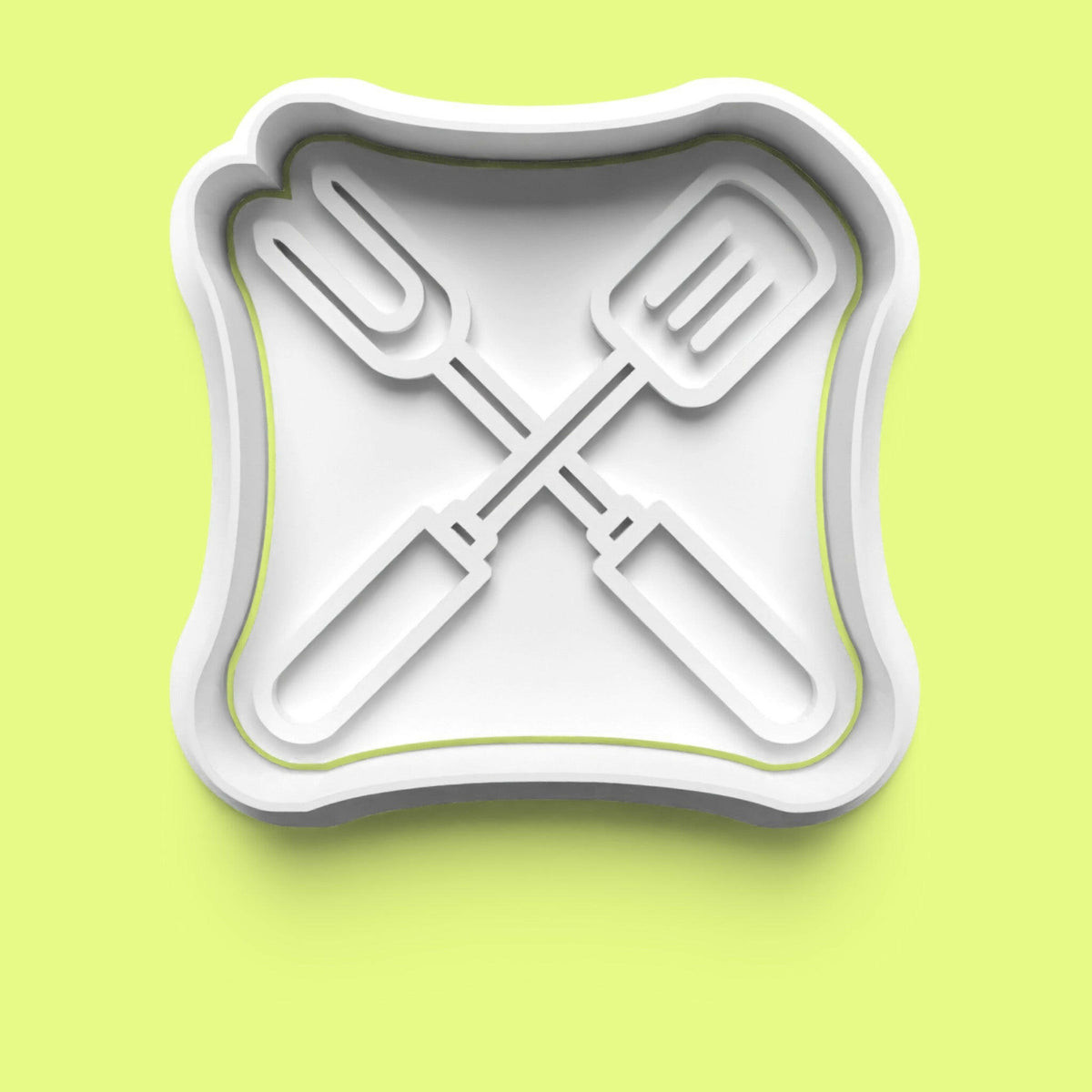 Chef Cook Cookie Cutter Set – 4-Piece Culinary-Themed Baking Tools.