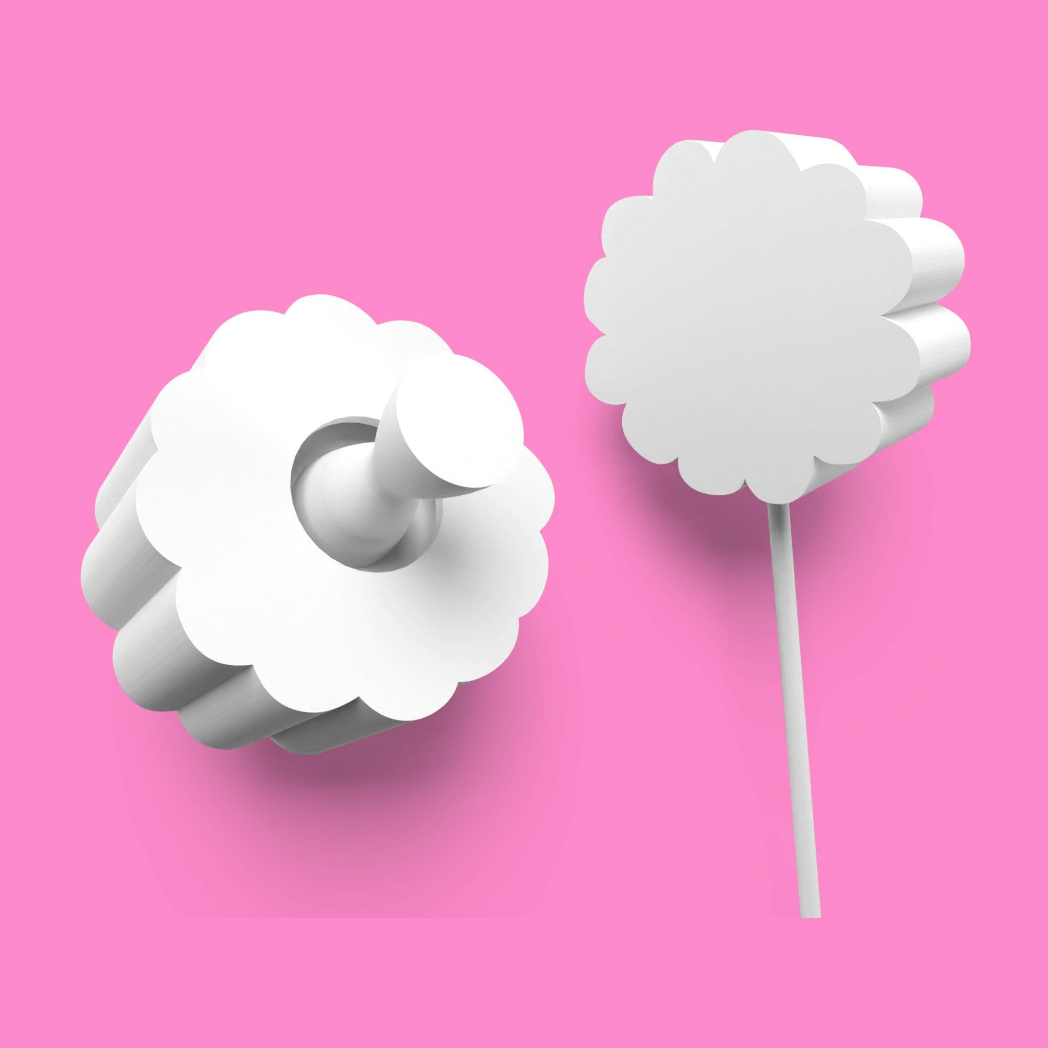 Professional Love Items Cake Pop Mold Set - 4 Eco-Friendly PLA Plastic Molds.