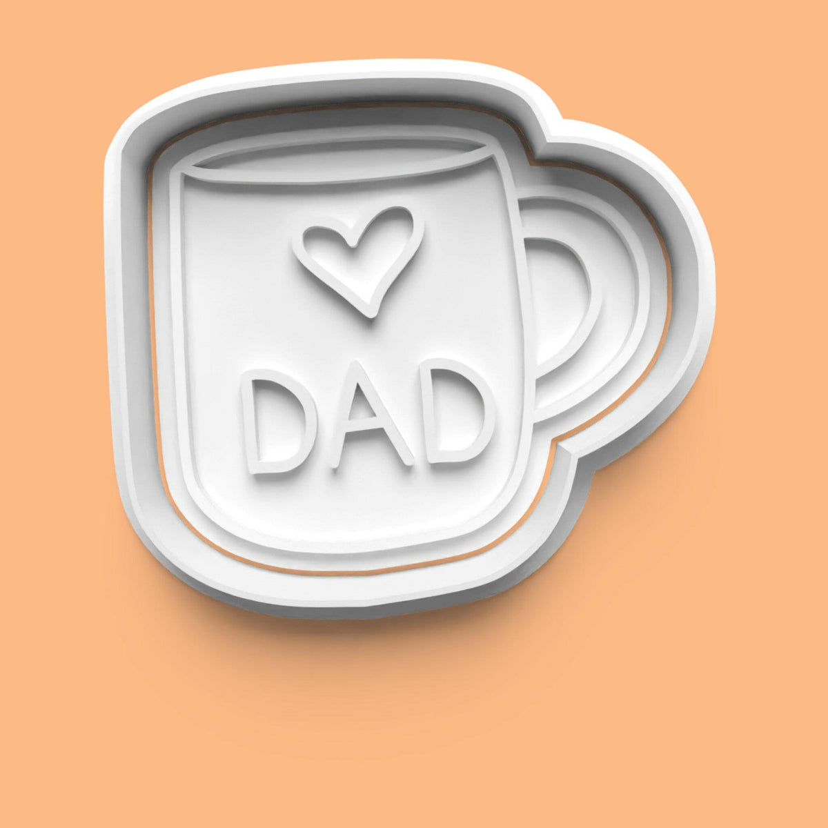 Father’s Day Cookie Cutter Set (4 pcs) | Dad-Themed Baking Tools | PLA.