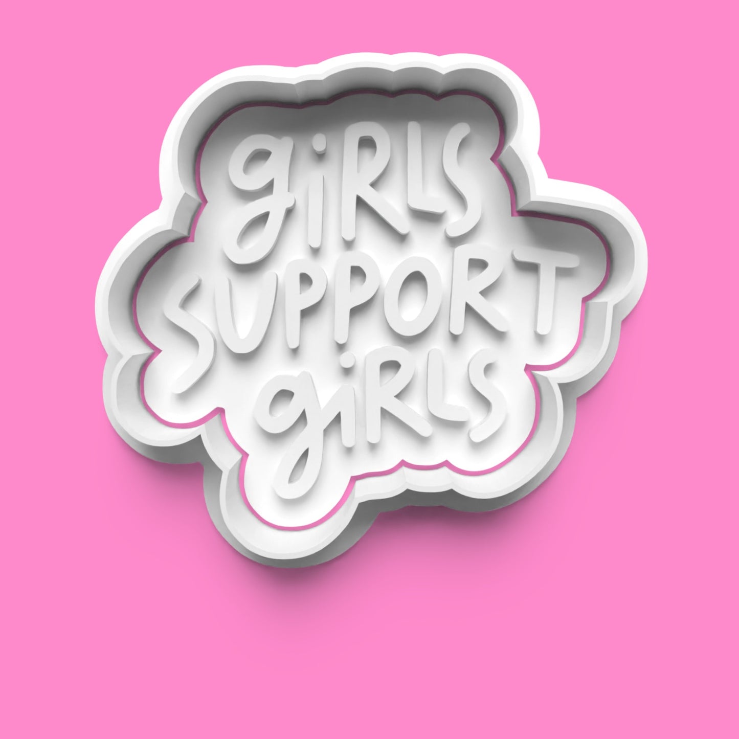 Girl Power Cookie Cutter Set (4 pcs) | Bold Font Designs | PLA Baking Tools