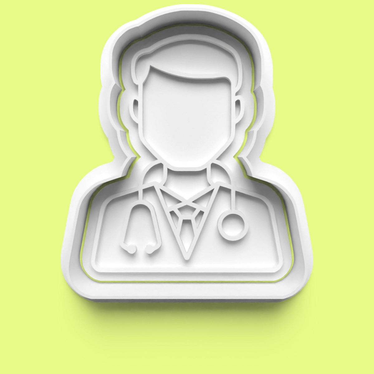Doctor Nurse Cookie Cutter Set (4 pcs) | Medical-Themed Baking | PLA.