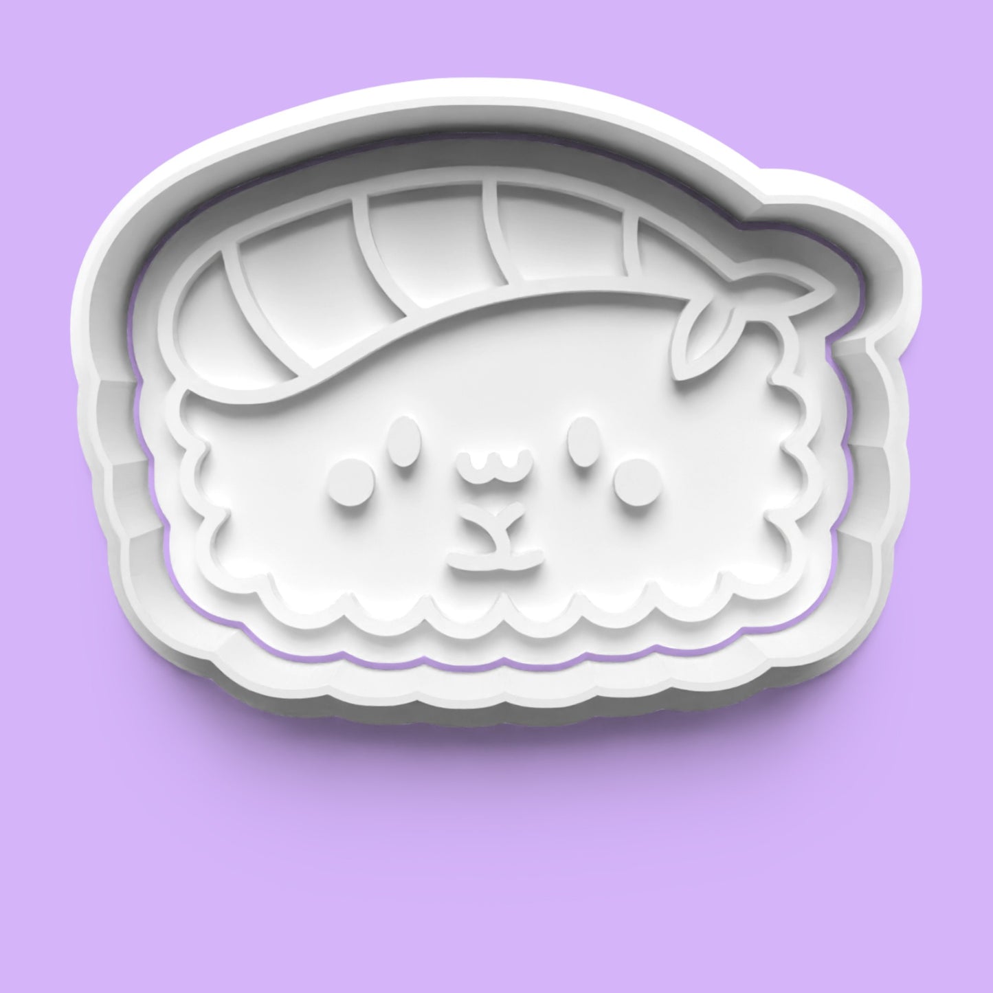 Cute Sushi Cookie Cutter Set (4 pcs) | Kawaii Food-Themed Baking | PLA