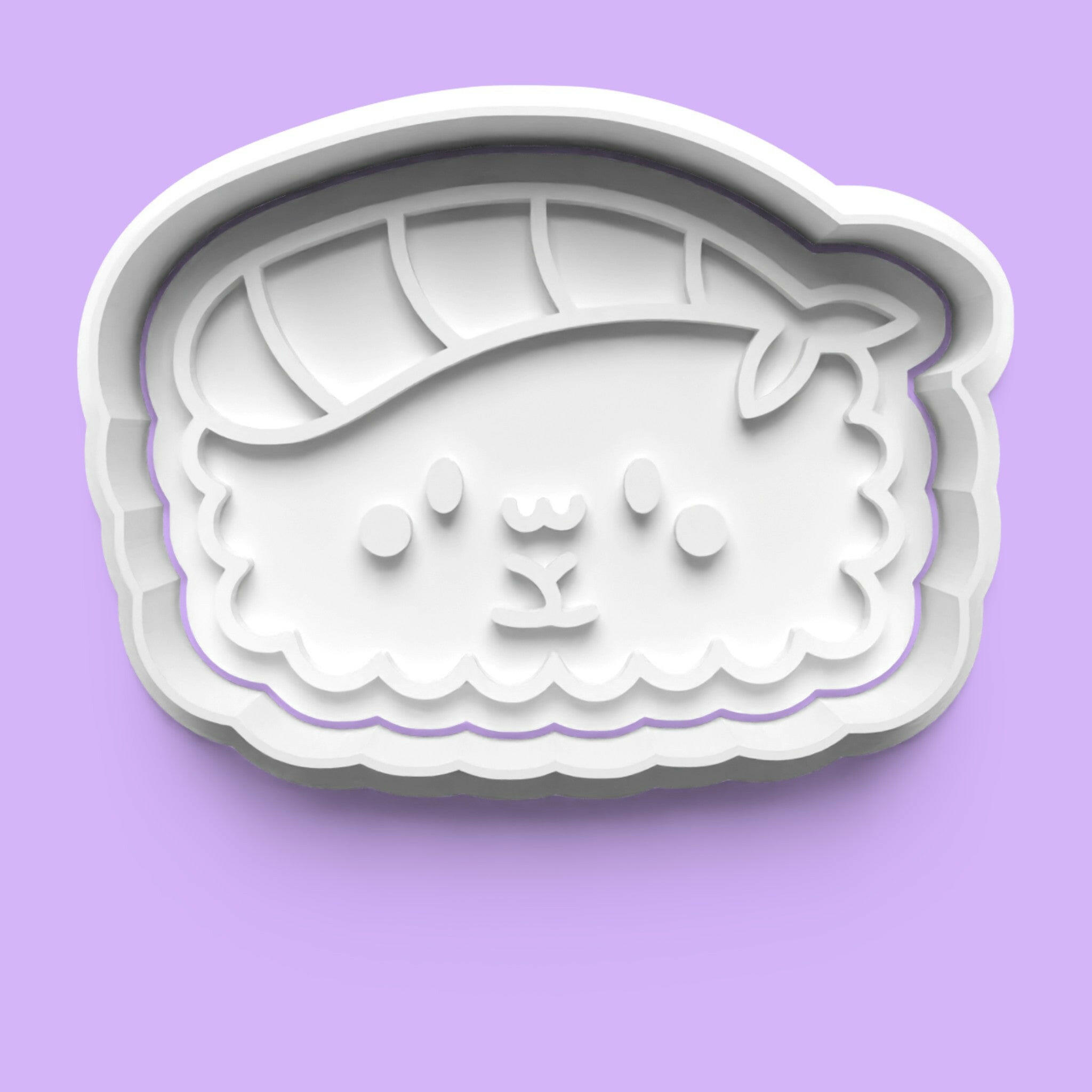 Cute Sushi Cookie Cutter Set (4 pcs) | Kawaii Food-Themed Baking | PLA.