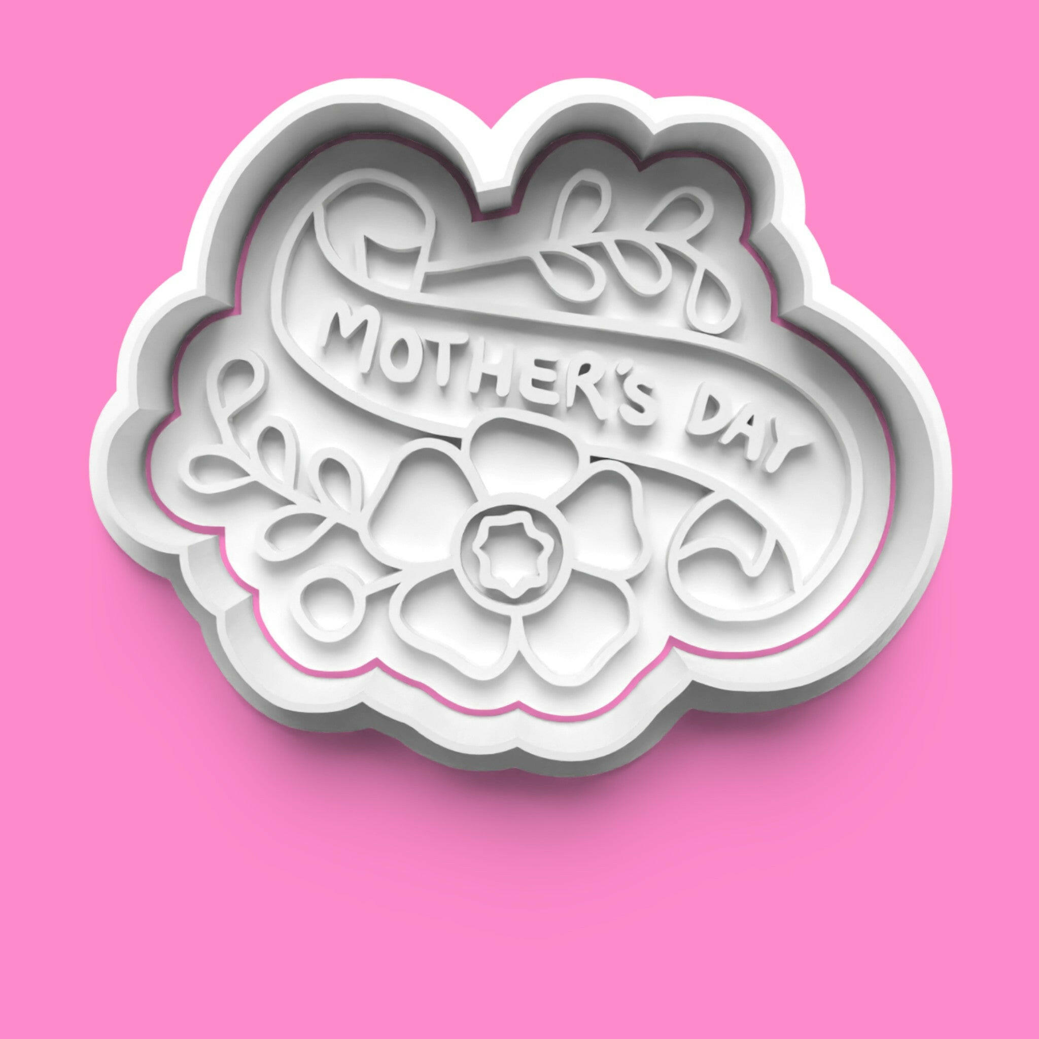 Mother's Day "Love You Mum" Cookie Cutter Set – 10-Piece Heartfelt Baking Tools.