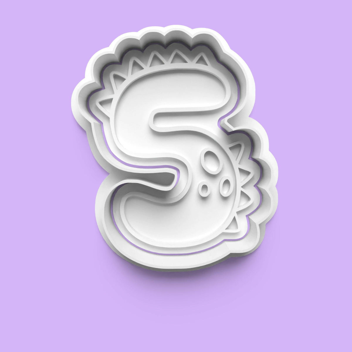 Dinosaur Number Cookie Cutter Set (0-9) | PLA | Handwash Only.