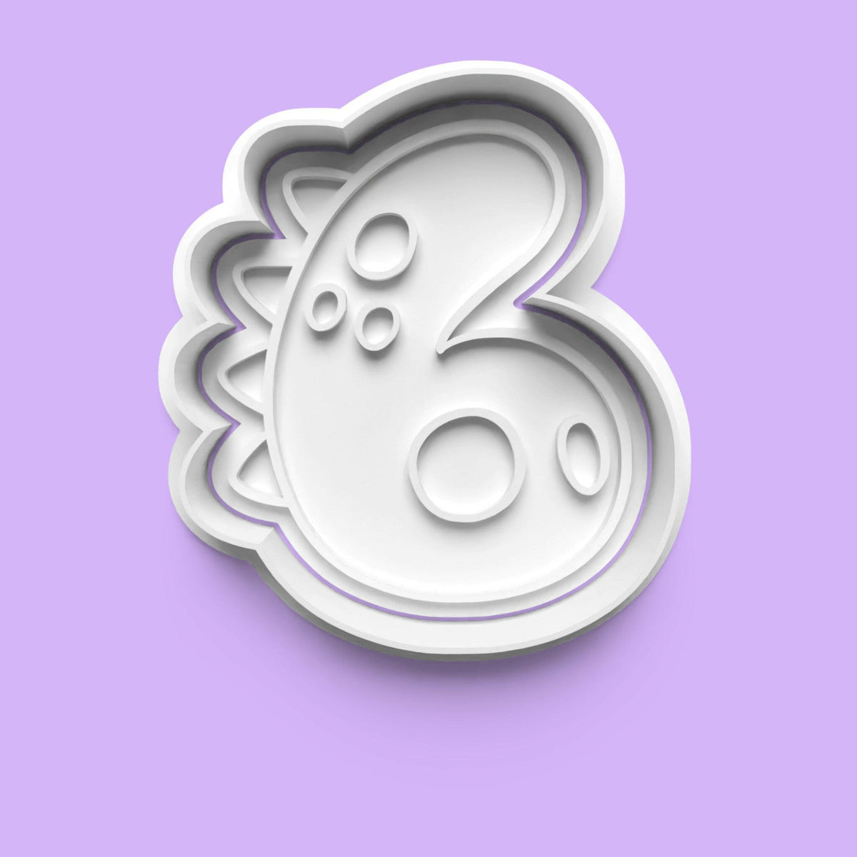 Dinosaur Number Cookie Cutter Set (0-9) | PLA | Handwash Only.