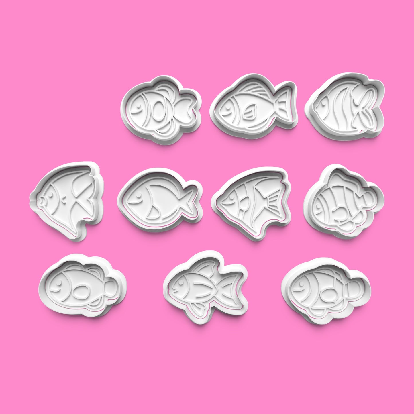 Fin-tastic Fish – 10 Cookie Cutter Designs for Ocean Lovers (5–10cm)