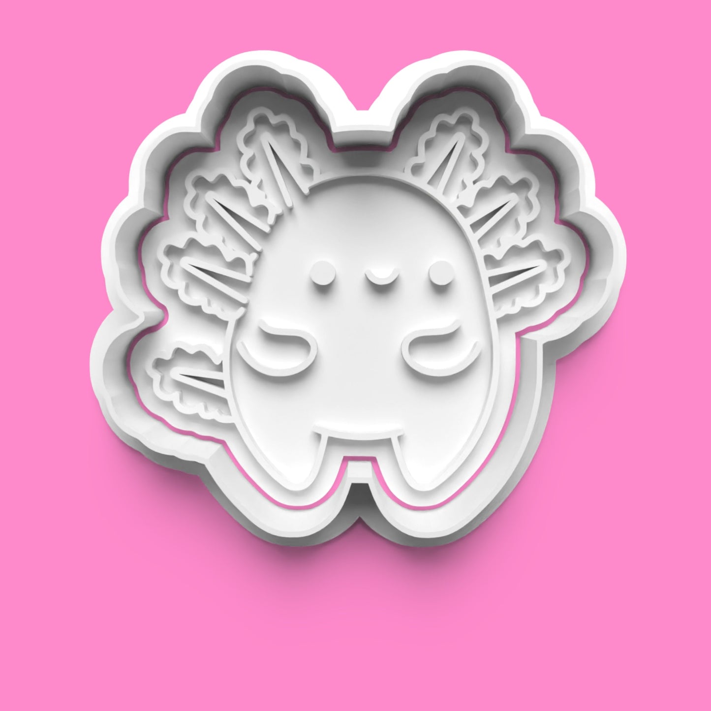Axolotl Cookie Cutter – Cute Amphibian Design (5cm, 7cm, 8cm, 10cm)