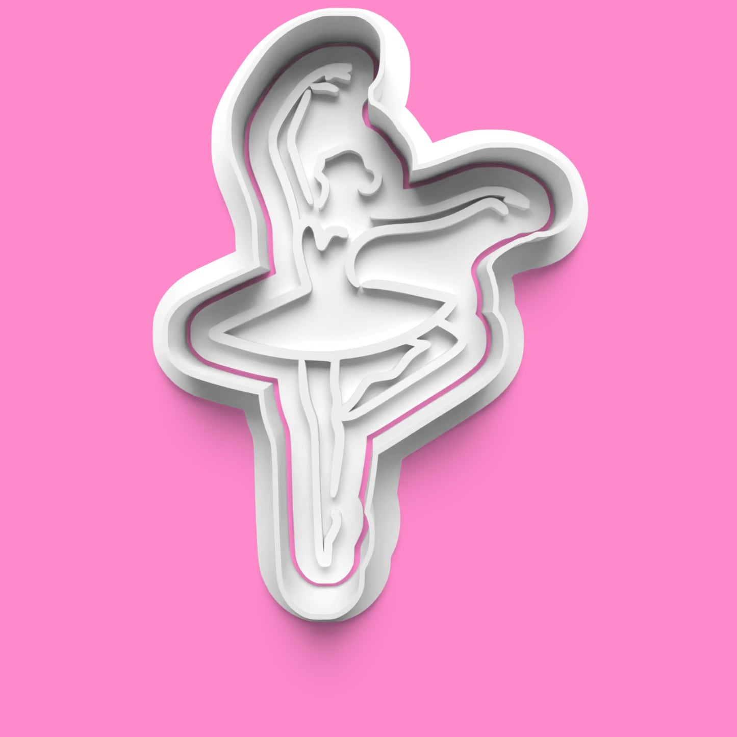 Ballet Cookie Cutter Set (4 pcs) | Dance-Themed Baking | PLA