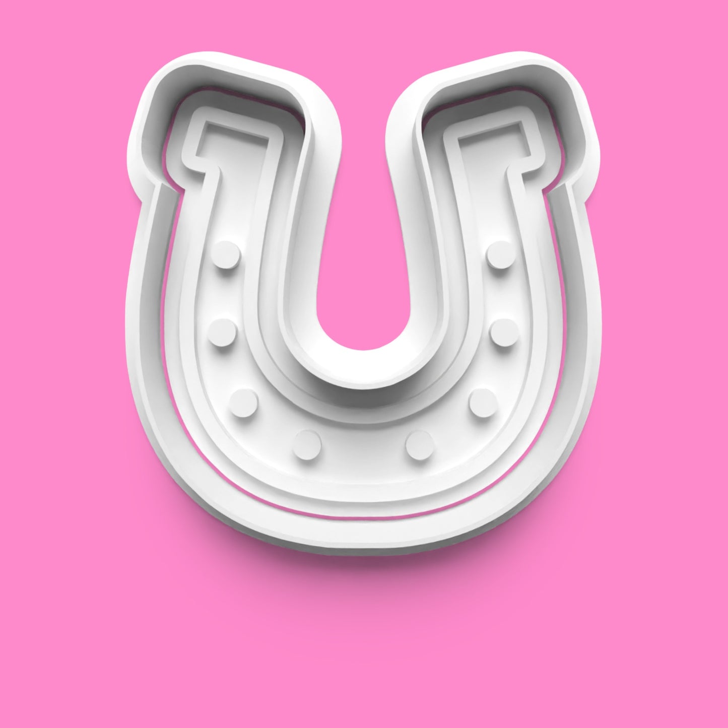 Lucky Charm Cookie Cutter Set – Cat, Clover, Ladybird & Horseshoe (5cm, 7cm, 8cm, 10cm)