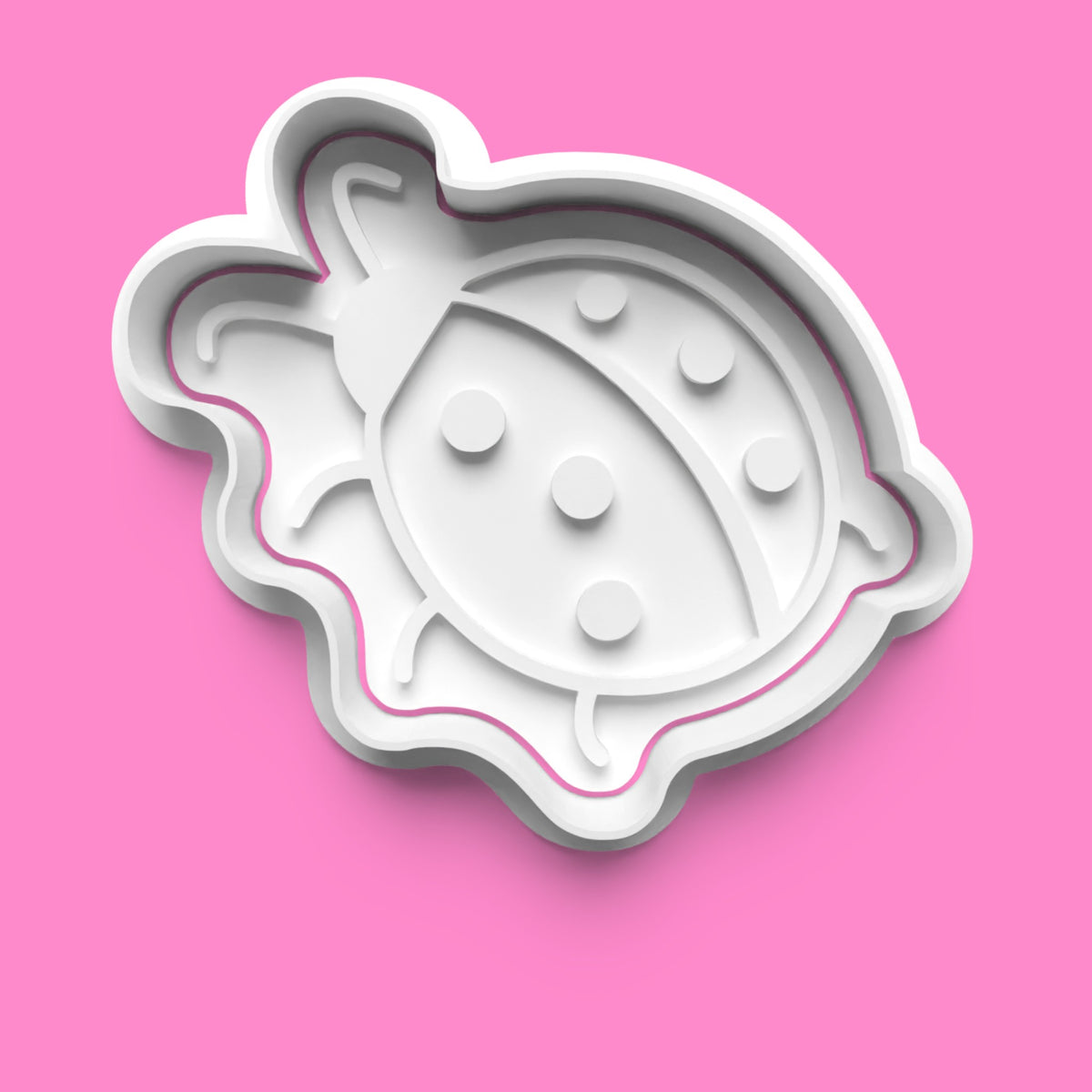 Lucky Charm Cookie Cutter Set – Cat, Clover, Ladybird & Horseshoe (5cm, 7cm, 8cm, 10cm)