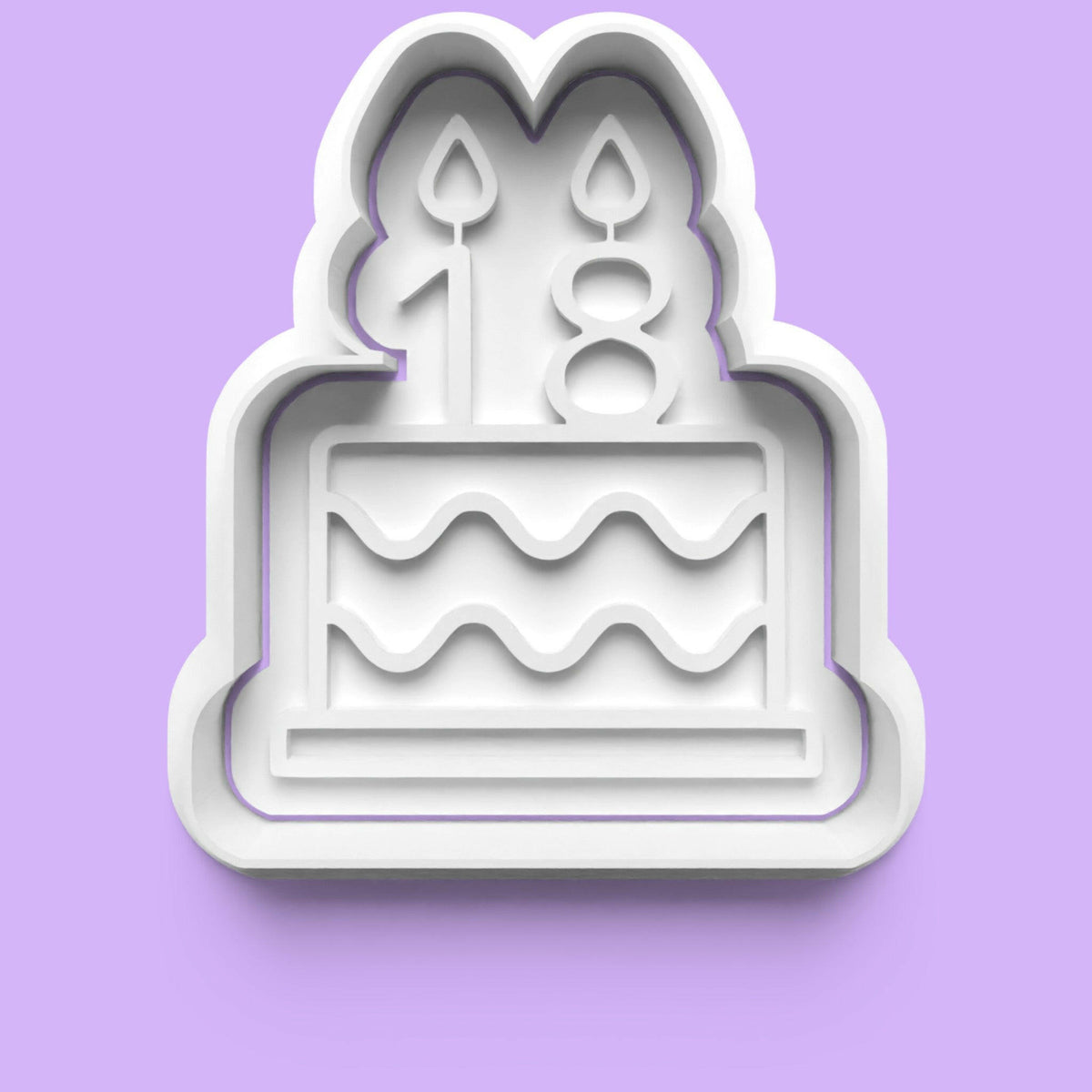 18th Birthday Cookie Cutter Set (4 pcs) | Celebration Baking | PLA.