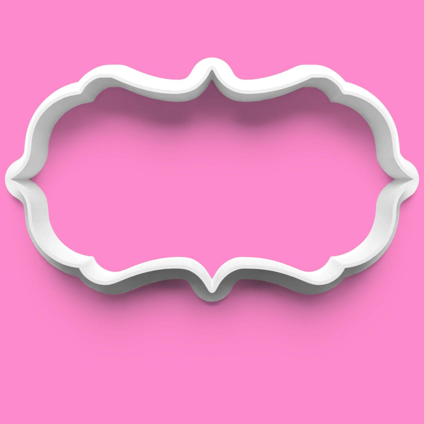 Plaque Frame Cookie Cutter Set (4 pcs) | Elegant Border Designs | PLA.