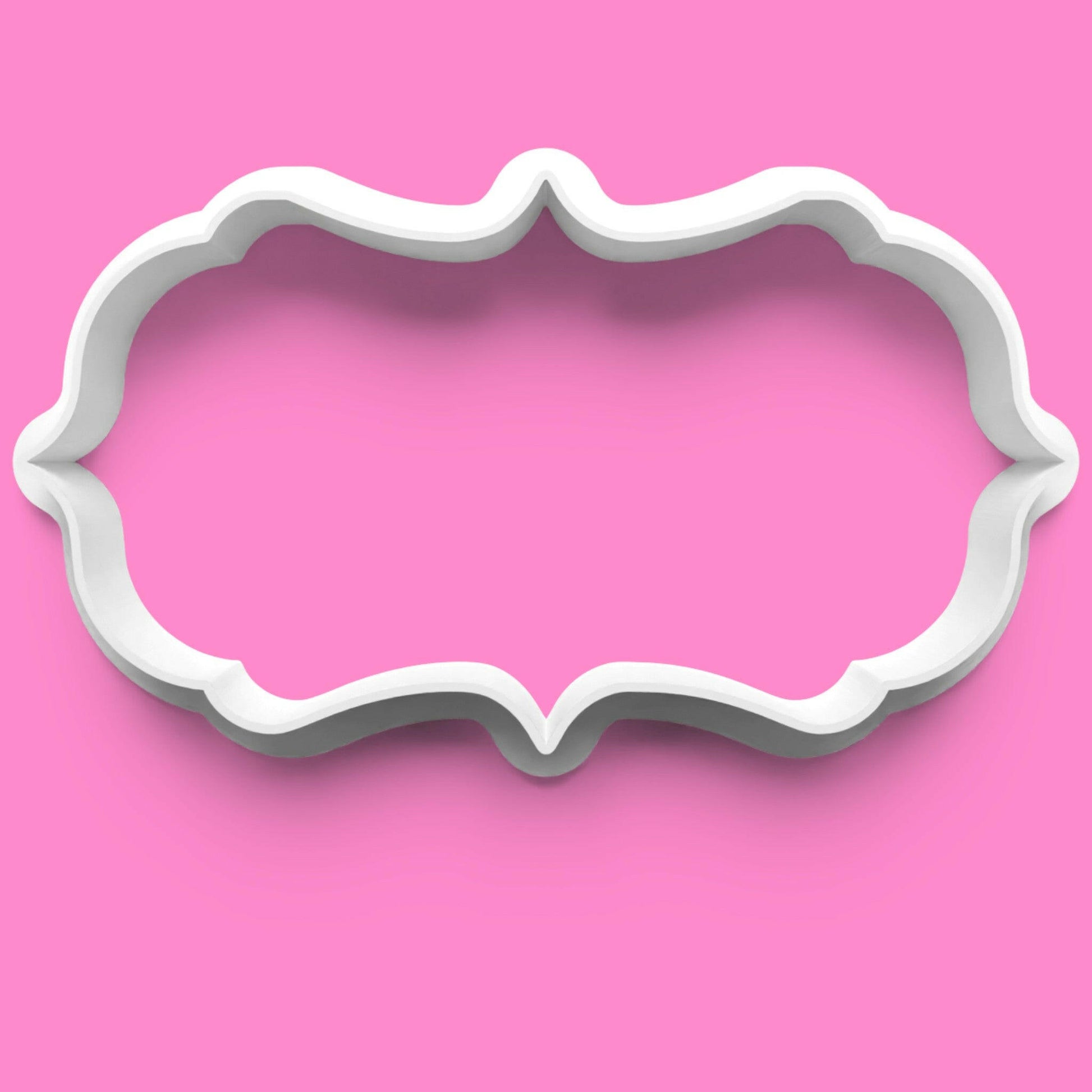 Plaque Frame Cookie Cutter Set (4 pcs) | Elegant Border Designs | PLA.
