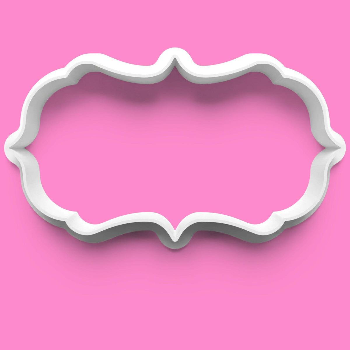 Plaque Frame Cookie Cutter Set (4 pcs) | Elegant Border Designs | PLA.