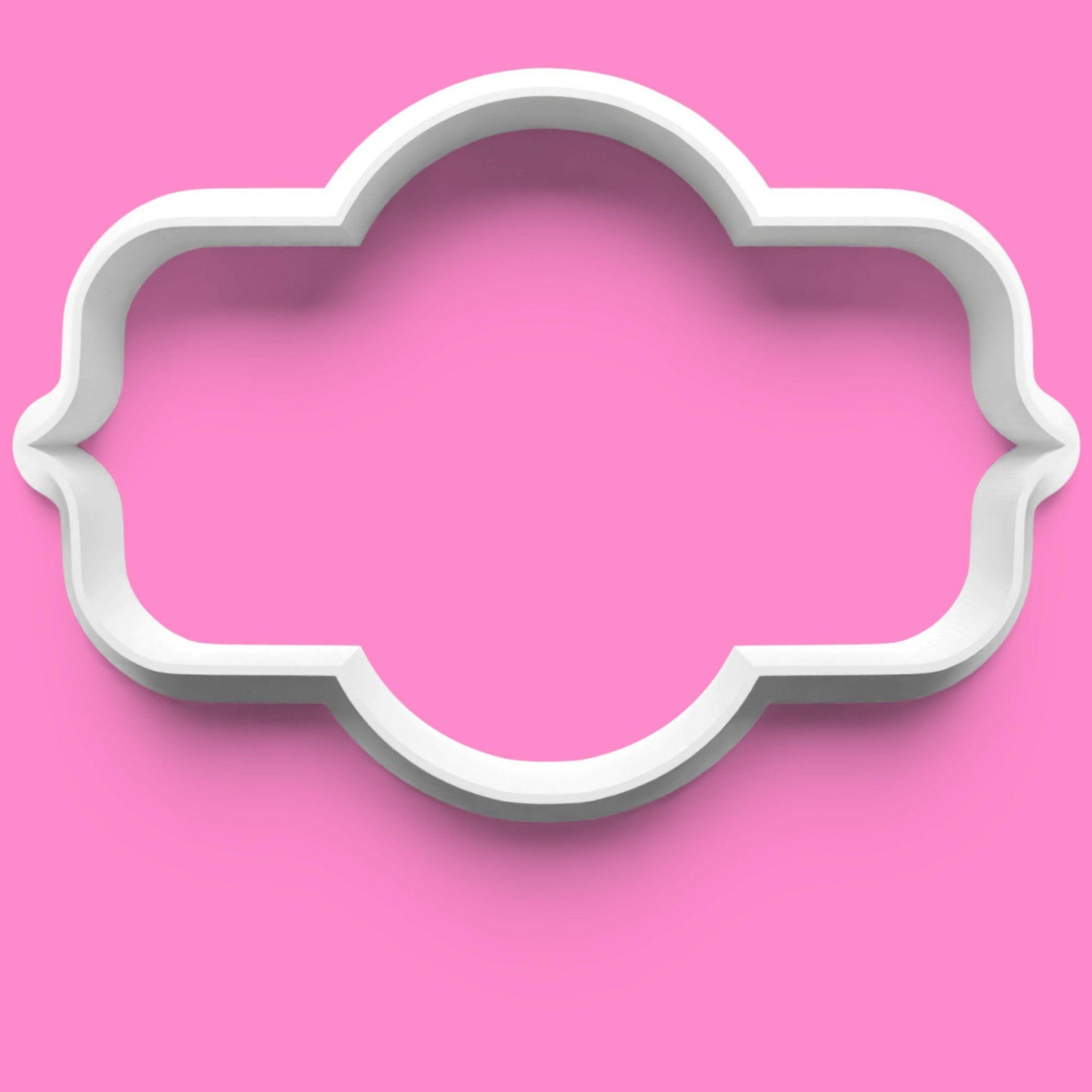 Plaque Frame Cookie Cutter Set (4 pcs) | Elegant Border Designs | PLA.