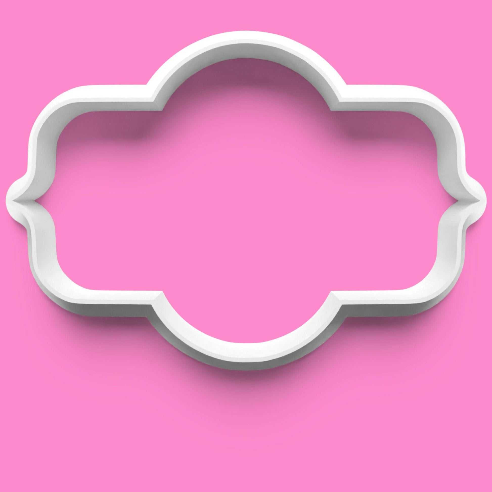 Plaque Frame Cookie Cutter Set (4 pcs) | Elegant Border Designs | PLA.