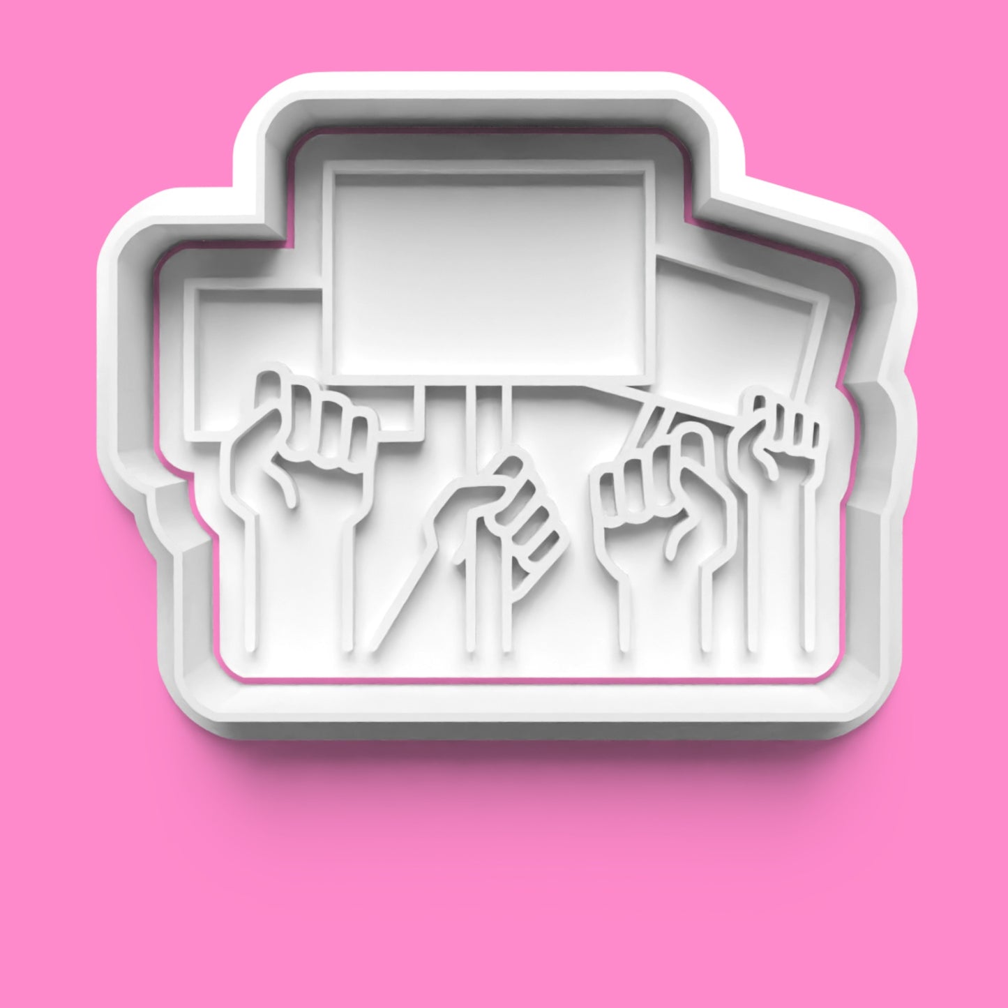 "Bake the System" – Resistance & Protest Cookie Cutter Set (4 Designs, 5–10cm)