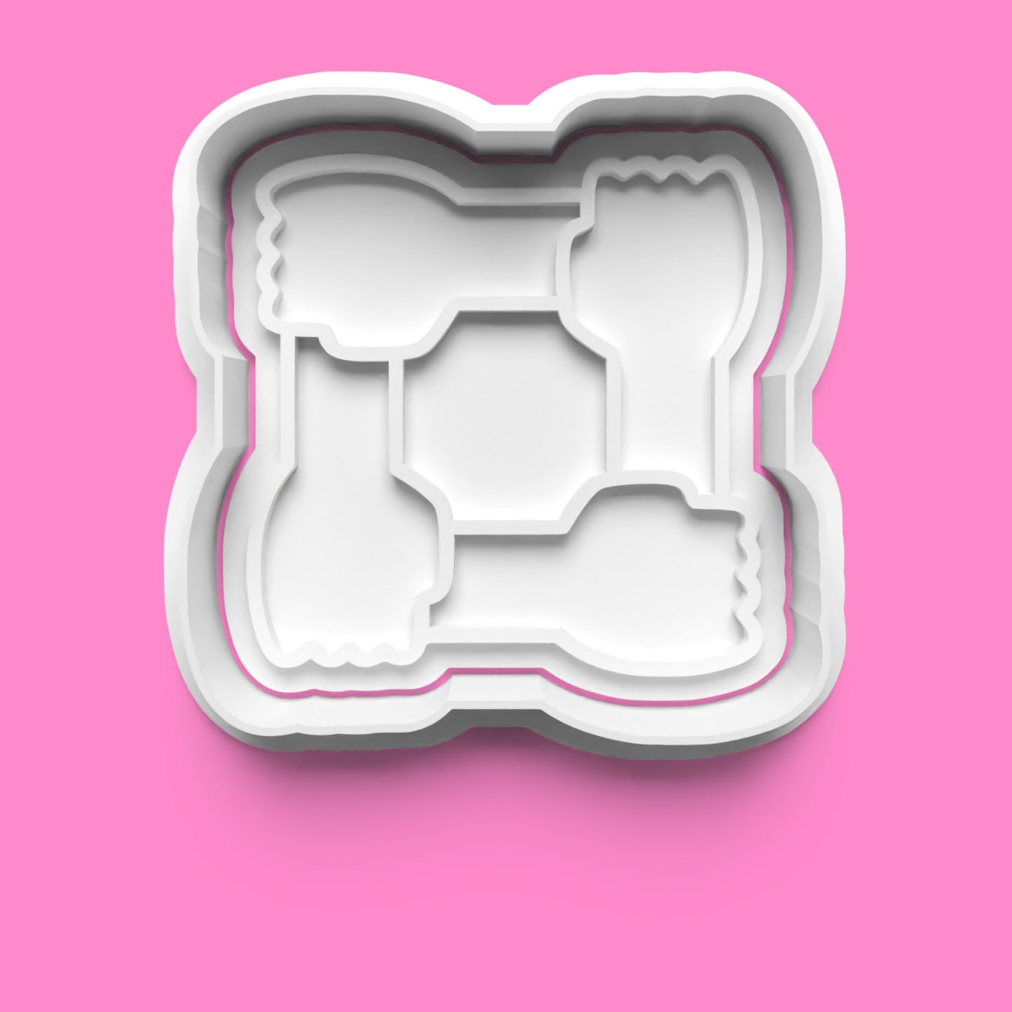 "Bake It Inclusive" – Equality & Inclusion Cookie Cutter Set (4 Designs, 5–10cm)