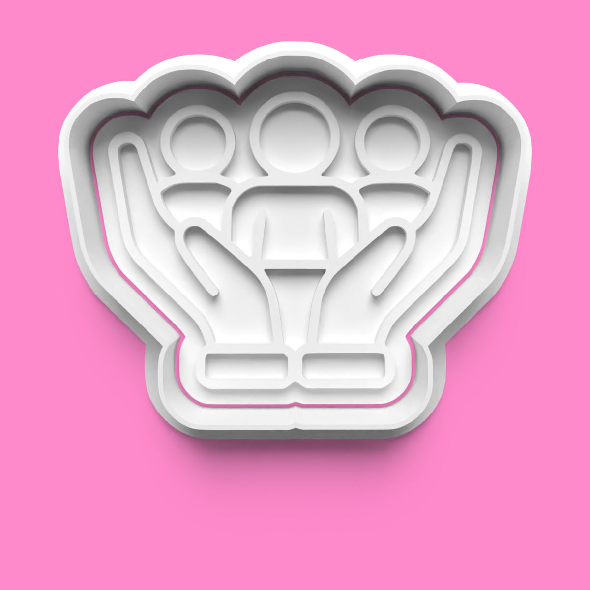 "Bake It Inclusive" – Equality & Inclusion Cookie Cutter Set (4 Designs, 5–10cm)