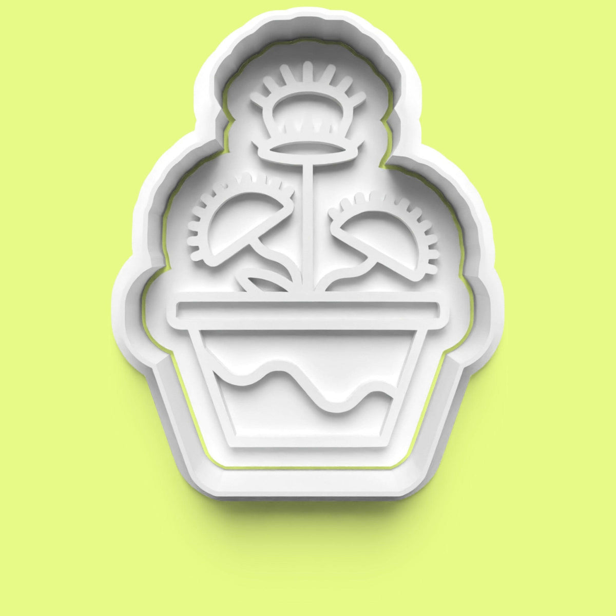 Carnivorous Plant Cookie Cutter Set (4 pcs) | Unique Botanical Baking | PLA.