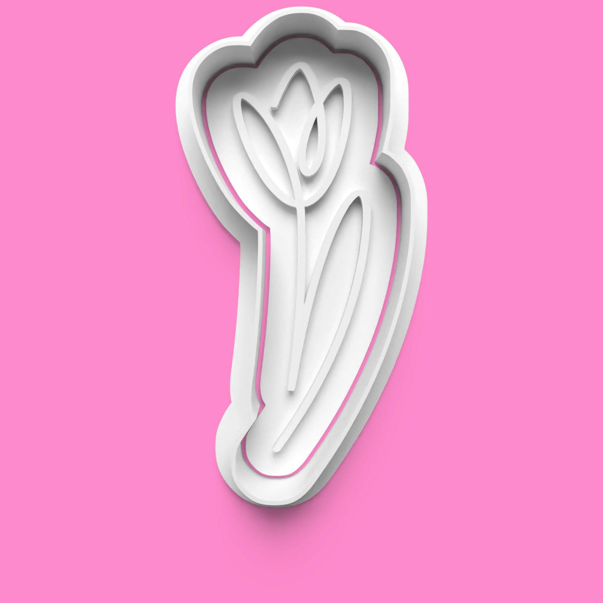 LineArt Flower Cookie Cutter Set (4 pcs) | Elegant Floral Baking | PLA.