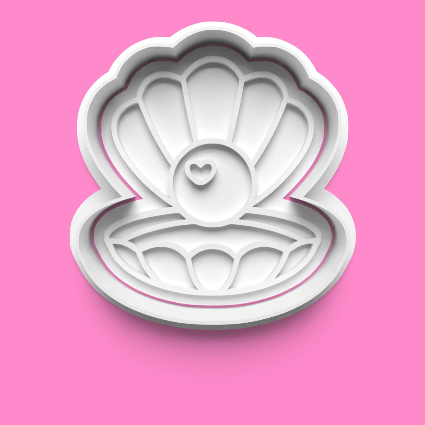 Mermaid Cookie Cutter & Embosser Set – 4-Piece Under the Sea Collection