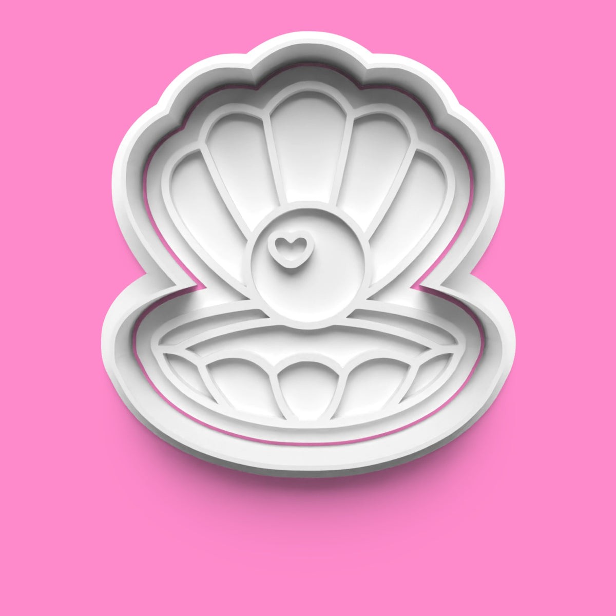 Mermaid Cookie Cutter & Embosser Set – 4-Piece Under the Sea Collection