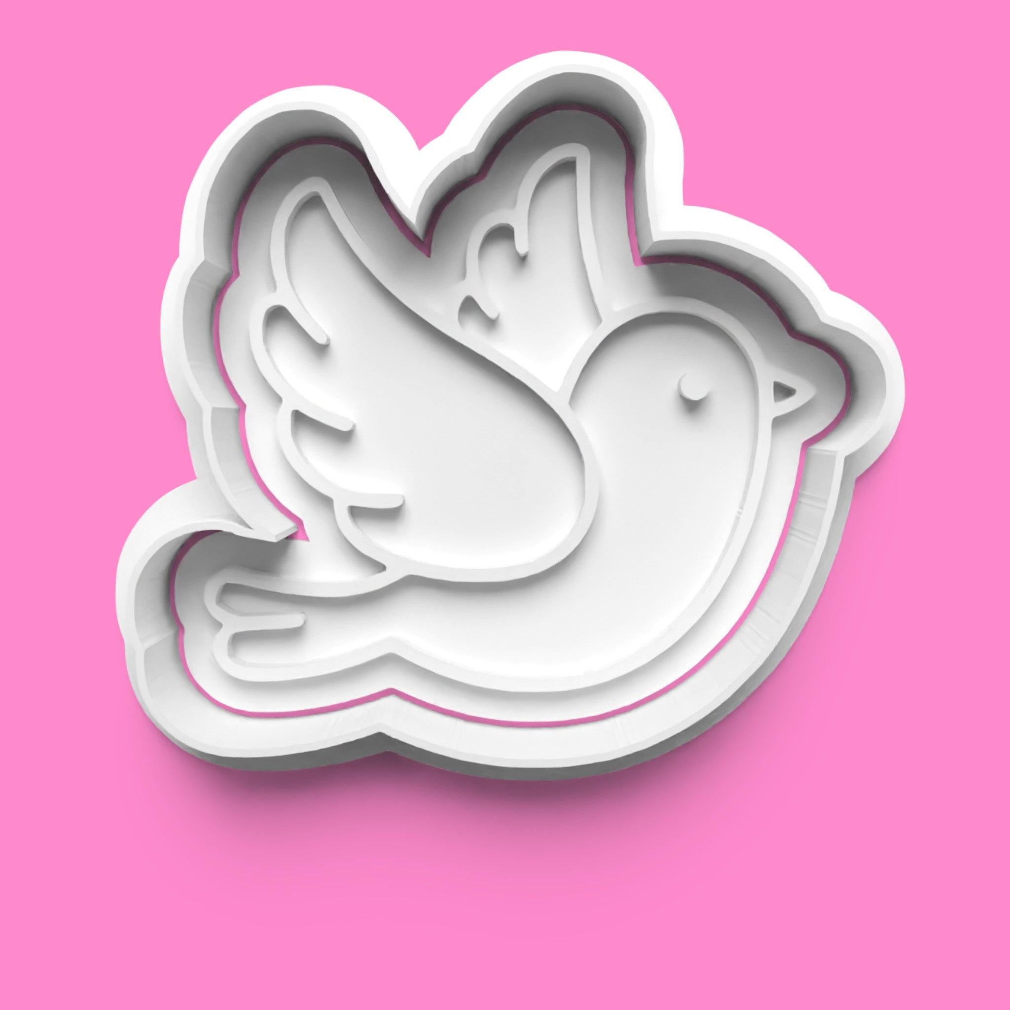 Birds & Nest Cookie Cutters & Embosser Stamps | Nature Baking Set | PLA