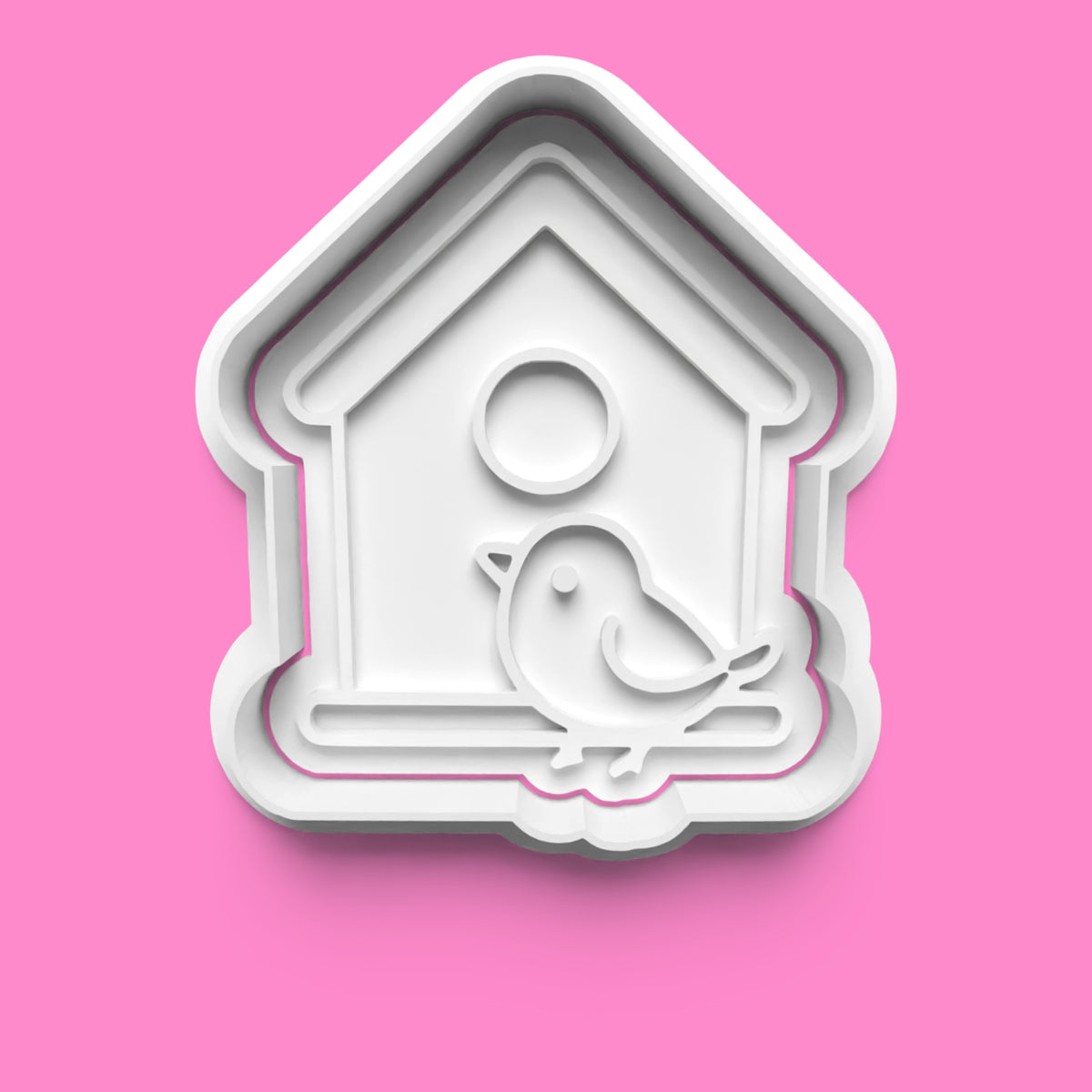 Birds & Nest Cookie Cutters & Embosser Stamps | Nature Baking Set | PLA