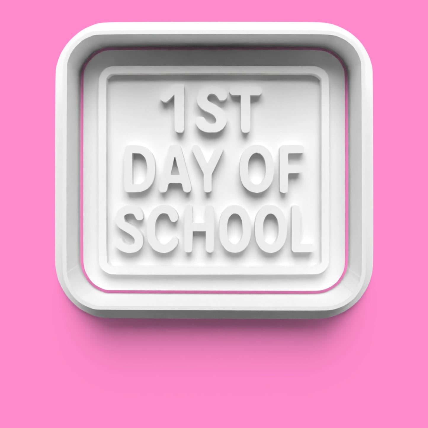 First Day of School Cookie Cutter & Embosser Set – 4-Piece Milestone Collection