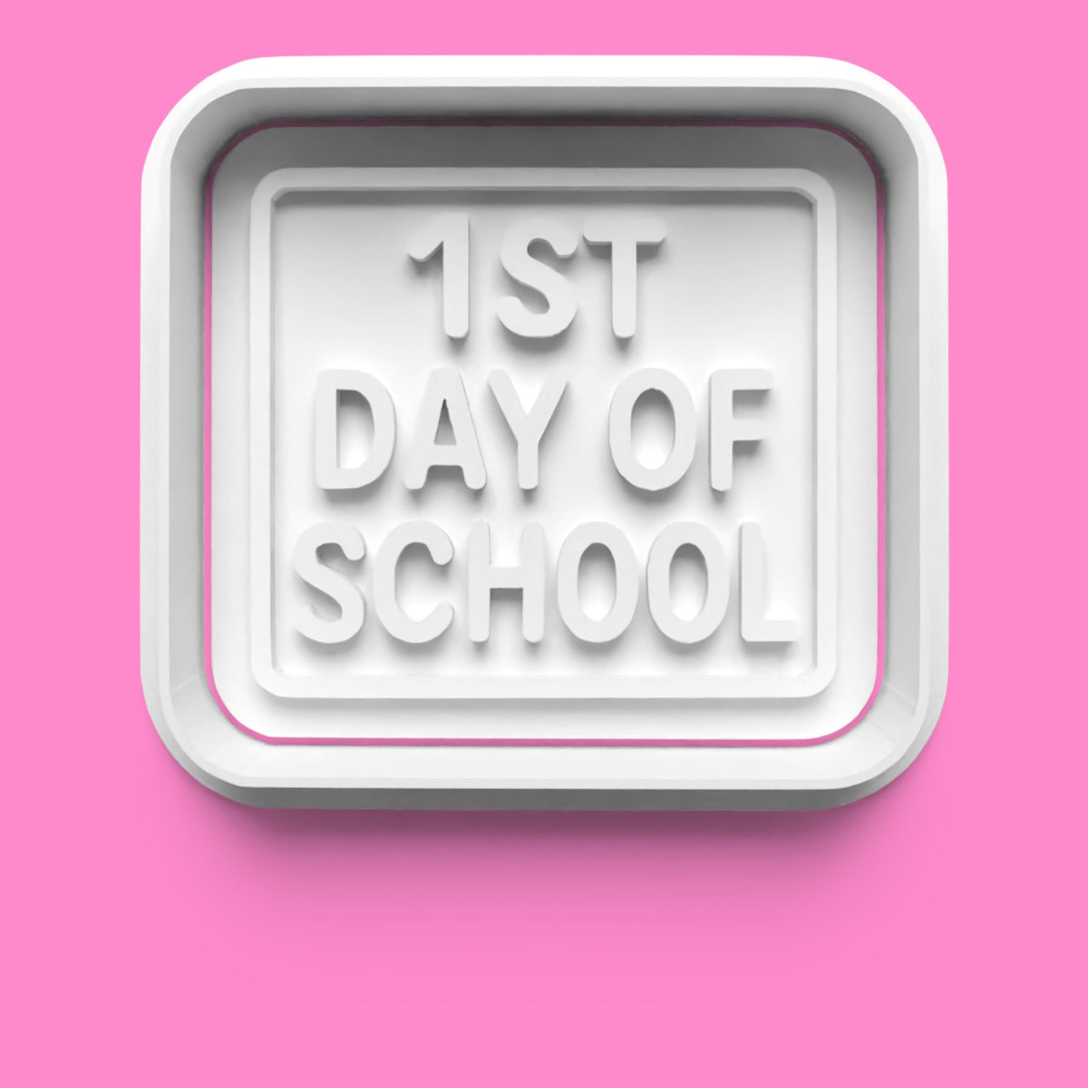 First Day of School Cookie Cutter & Embosser Set – 4-Piece Milestone Collection