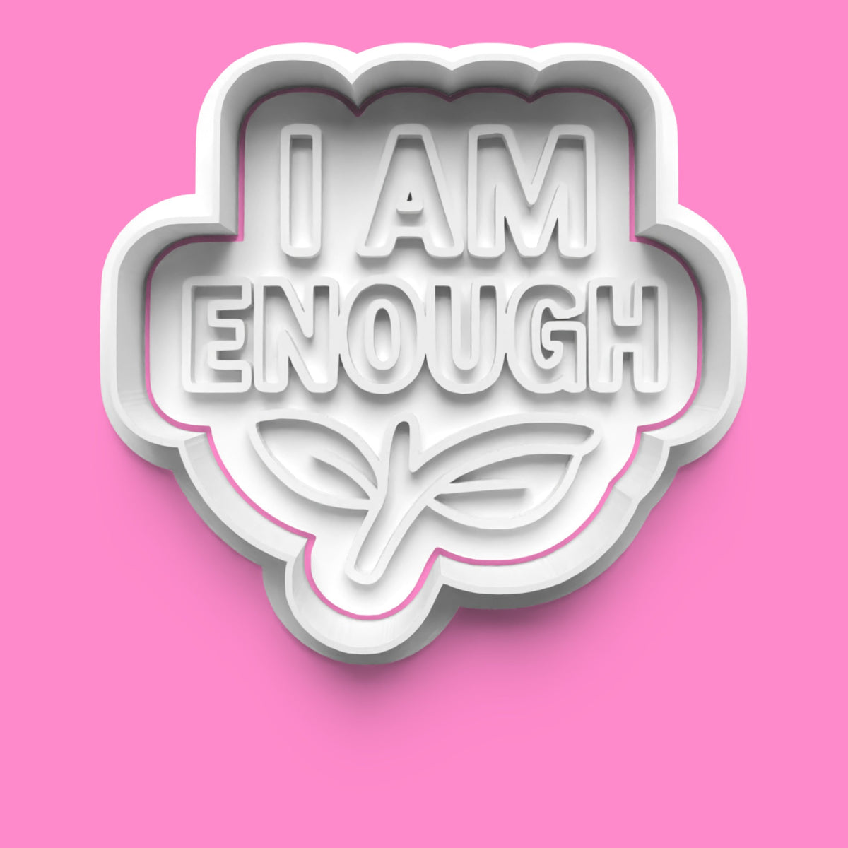 Affirmations Cookie Cutter & Embosser – Positive Quote Set or Individual Designs