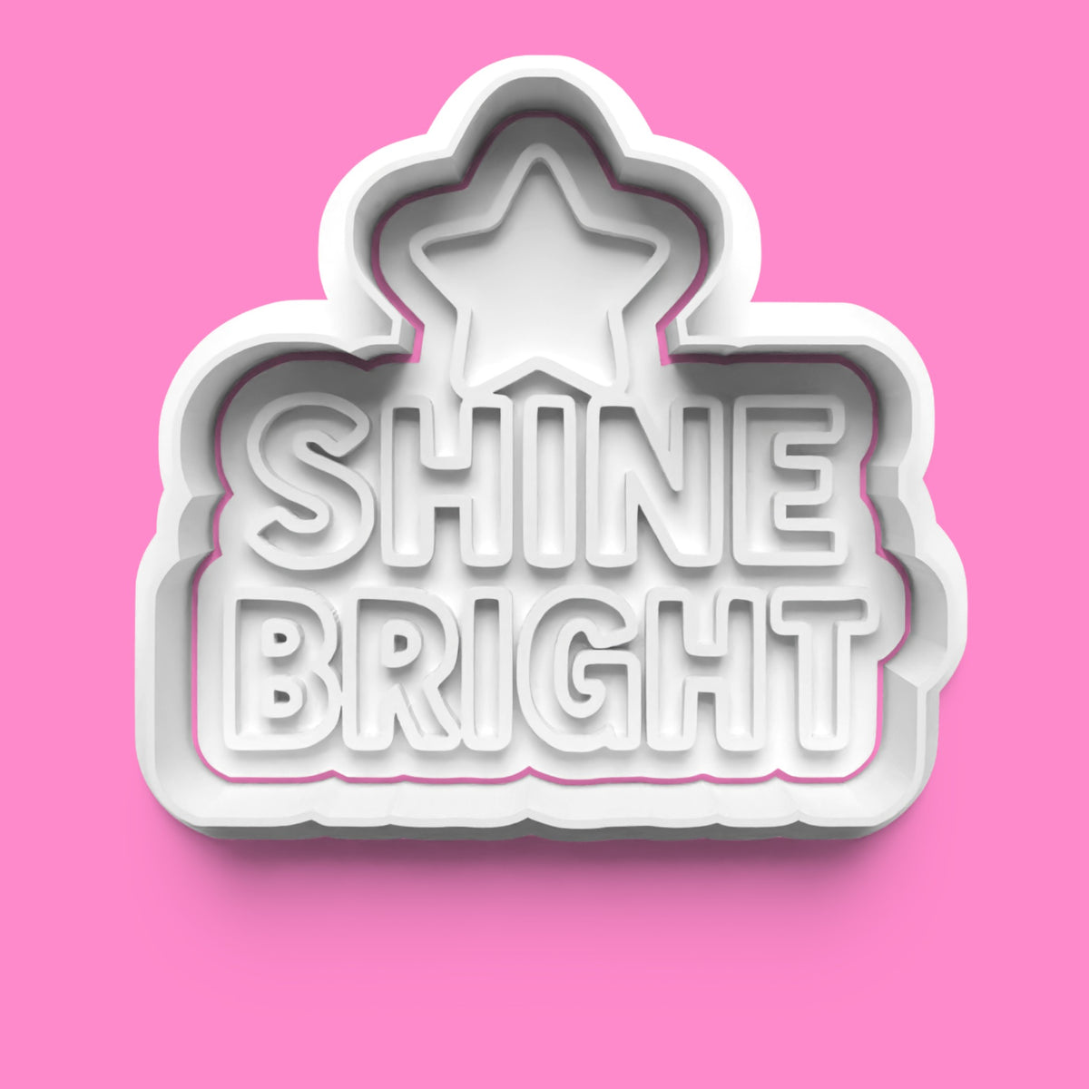 Affirmations Cookie Cutter & Embosser – Positive Quote Set or Individual Designs