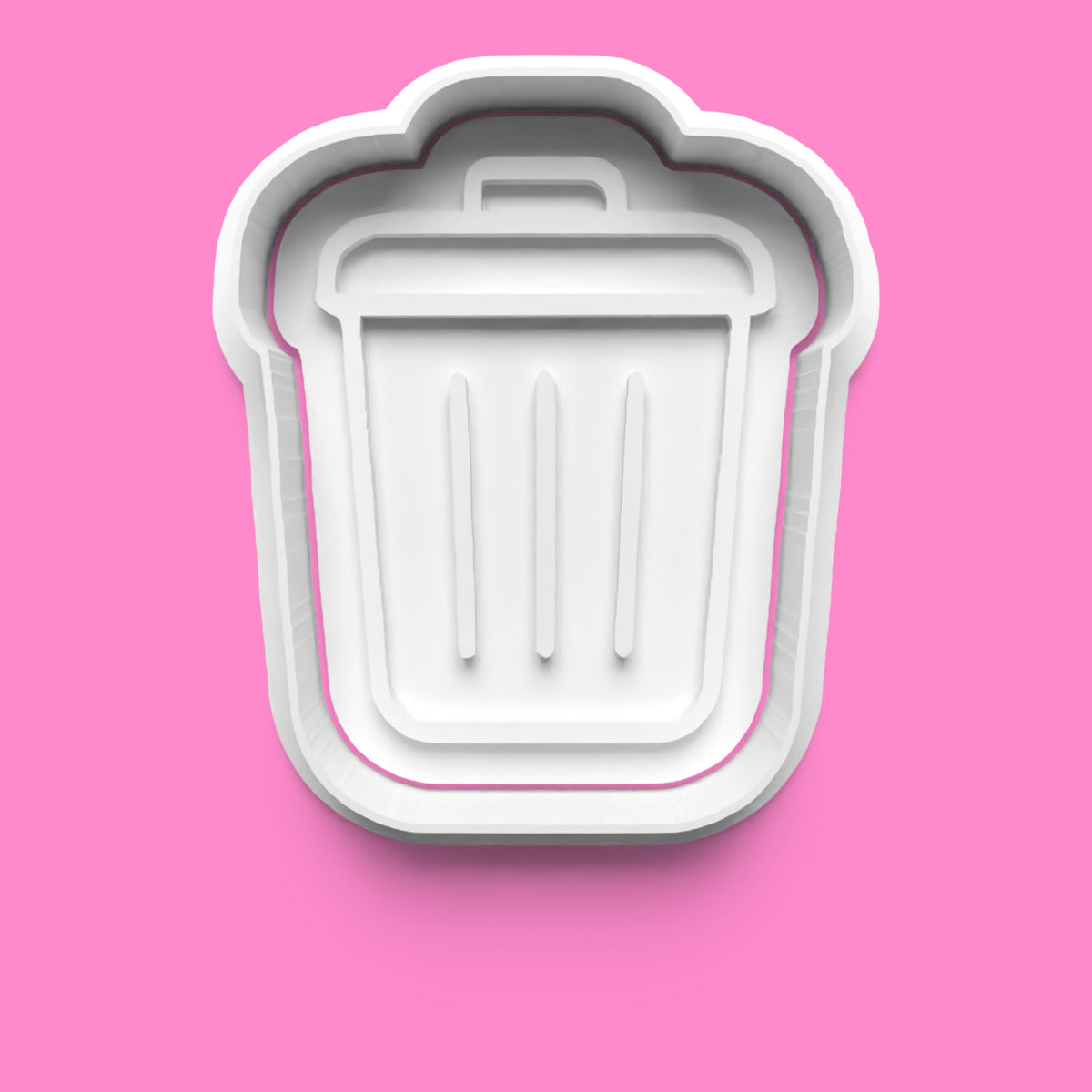 Trash Truck and Can Cookie Cutter & Embosser Set | Fun Waste Disposal Theme | PLA
